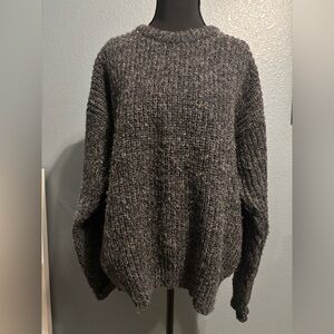 Peter England Cozy Gray Wool Sweater